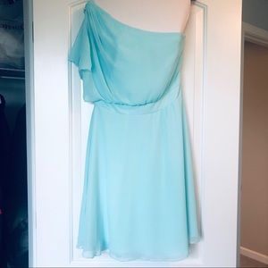 White House Black Market one shoulder dress